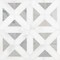 Msi Bianco Dolomite Geometrica SAMPLE Polished Marble Mesh-Mounted Mosaic Tile ZOR-MD-0159-SAM - alternate 1